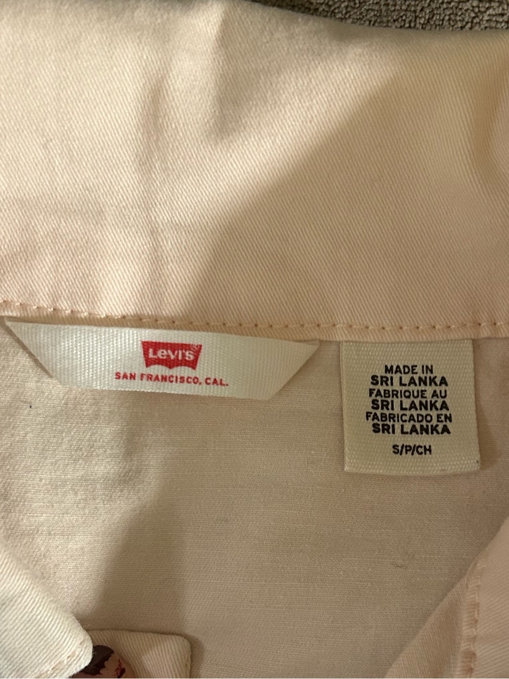 Levi's Soft Surplus Tie-Waist Utility Romper Blush Pink - Picture 4 of 4